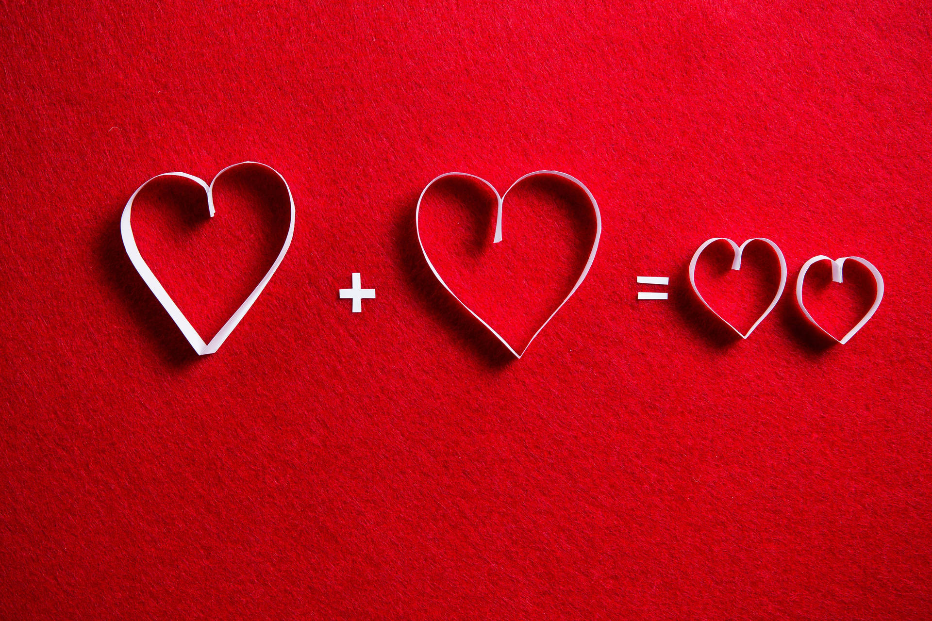 Red 4k Uhd Heart Math Picture