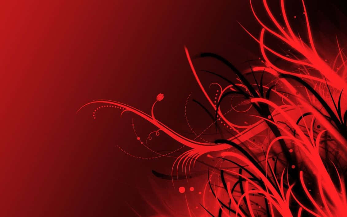 Bold and Abstract Red Background