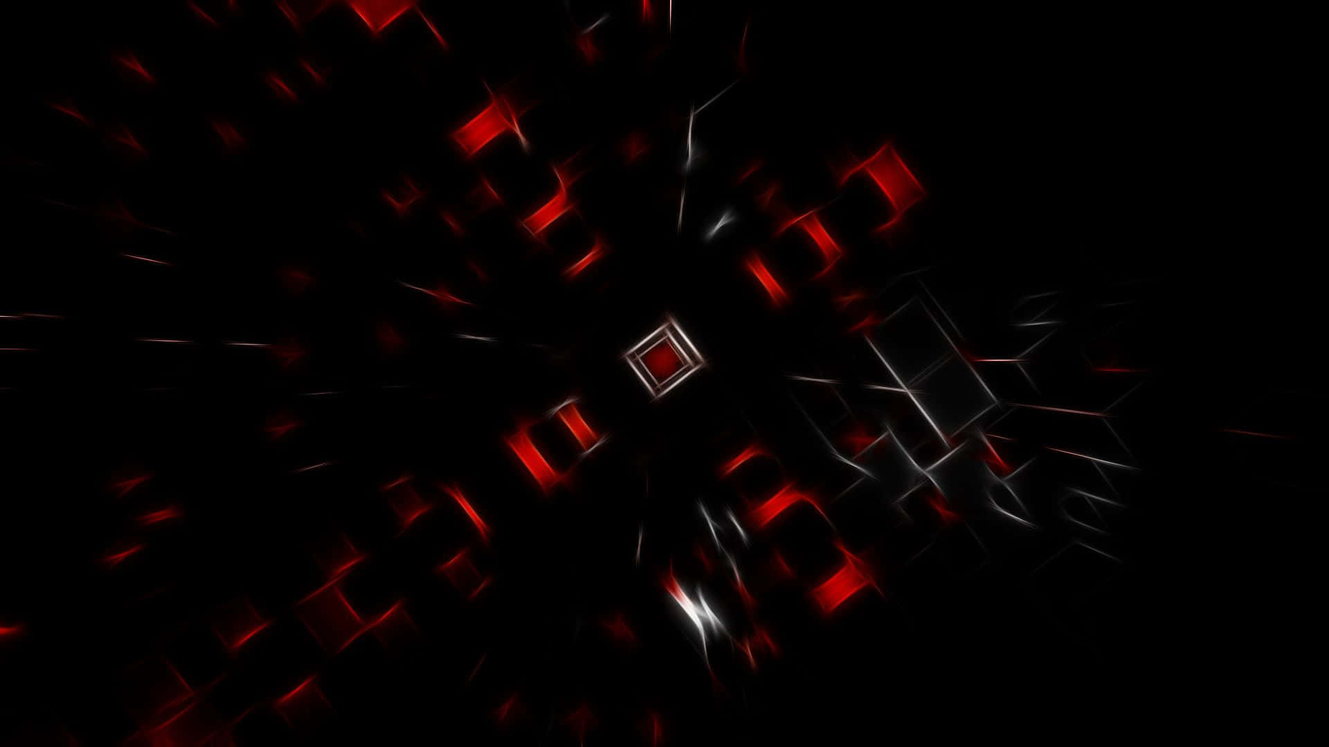 Bright Red Abstract Wallpaper