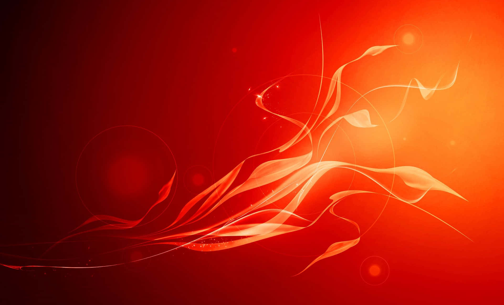 An Abstract Red Background With A Flame