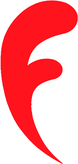 Red Abstract Curve Graphic PNG