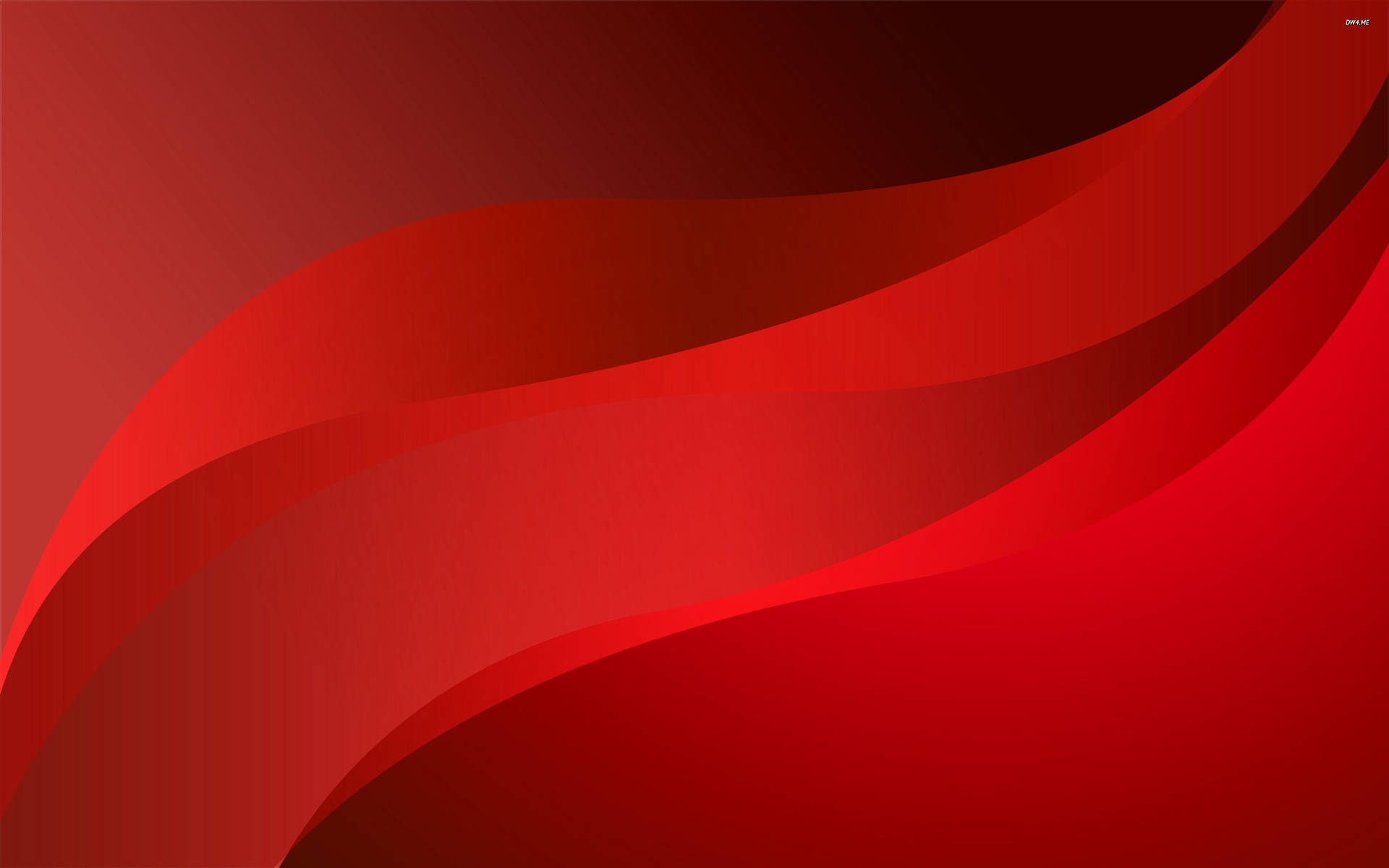 Red Abstract Curved Lines Wallpaper
