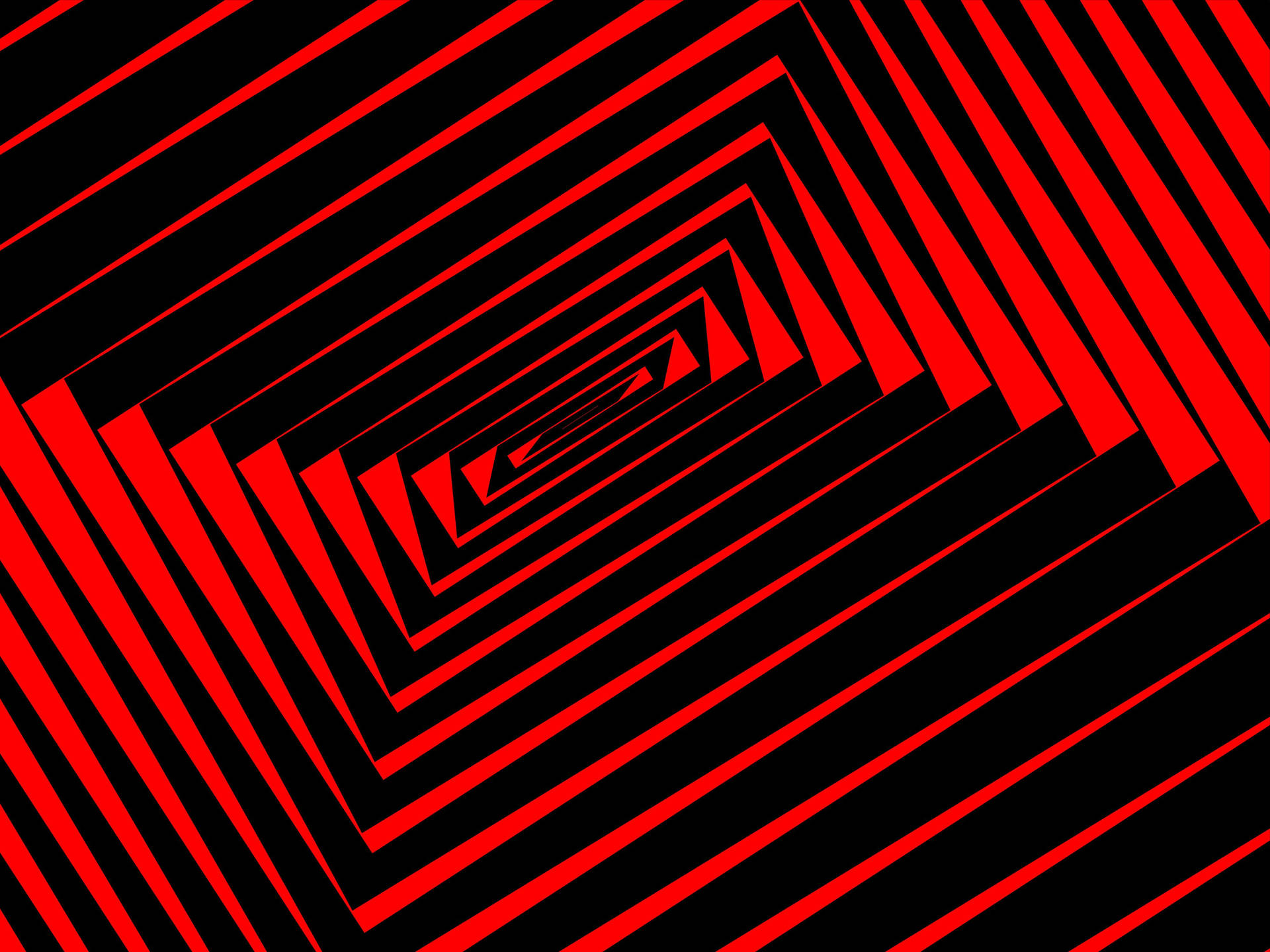 Red Abstract Illusion Wallpaper