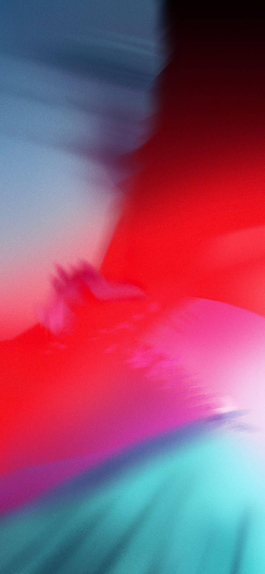 Red Abstract Ios 12
