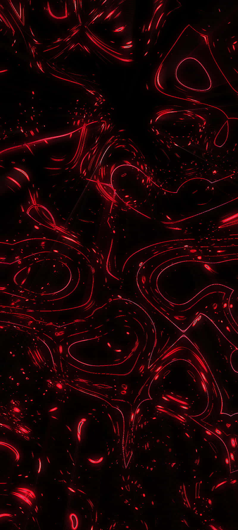 Red Abstract Liquid Motion Wallpaper