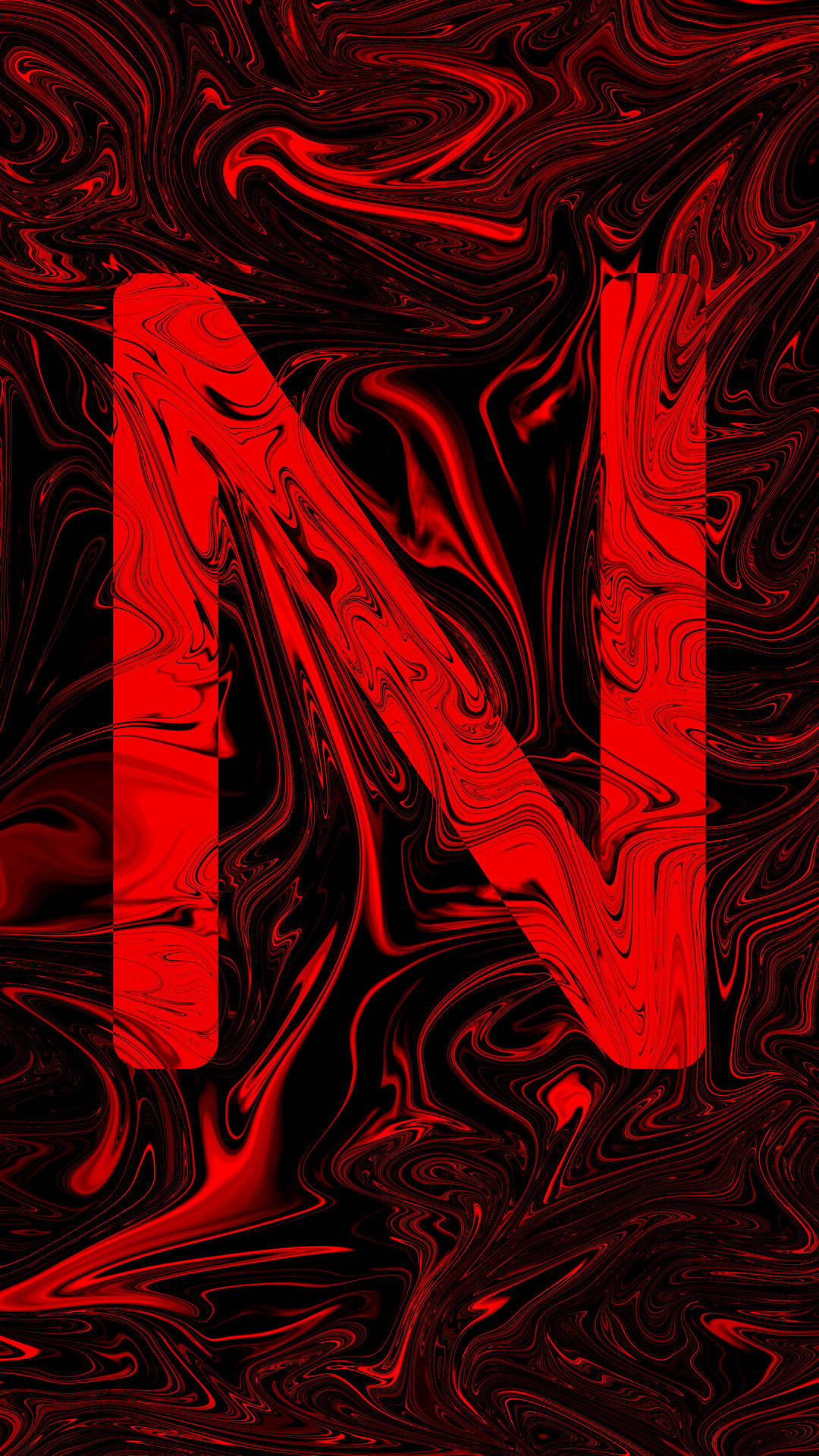 Rød Abstrakt N Wallpaper