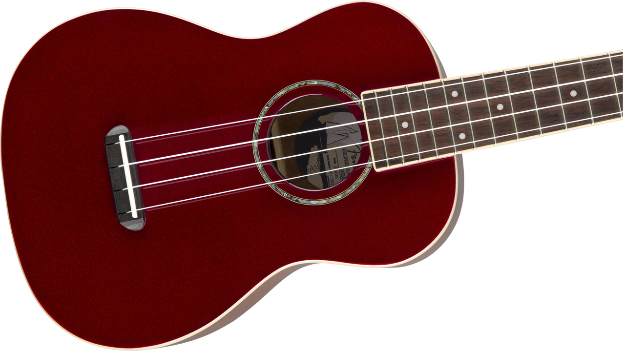 Red Acoustic Guitar Transparent Background PNG