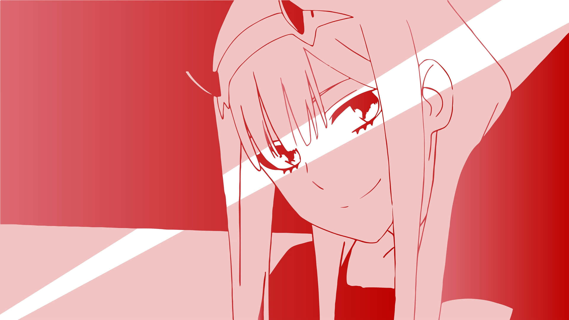Portátilestético Rojo Con Temática Anime, Perfecto Para Un Fanático Del Anime. Fondo de pantalla