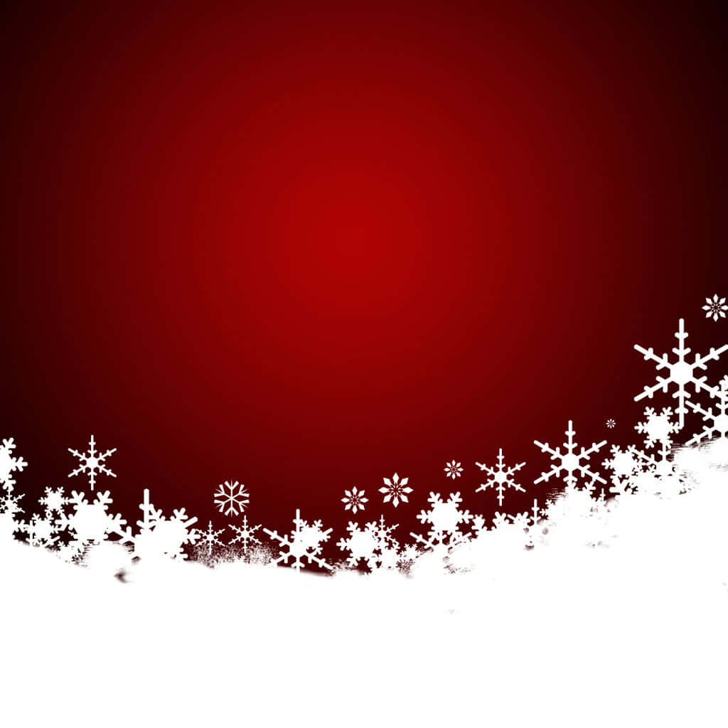 "A Radiant Red Aesthetic Christmas" Wallpaper