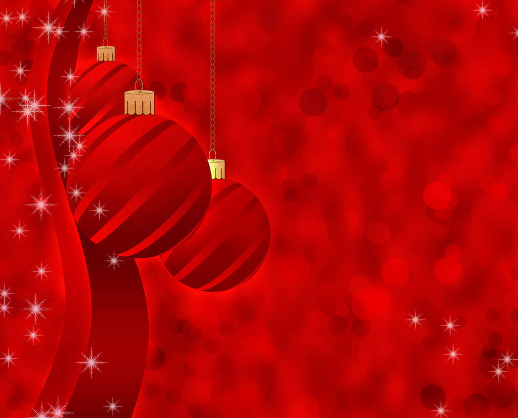 Get into the Christmas spirit with a stunning red aesthetic Wallpaper