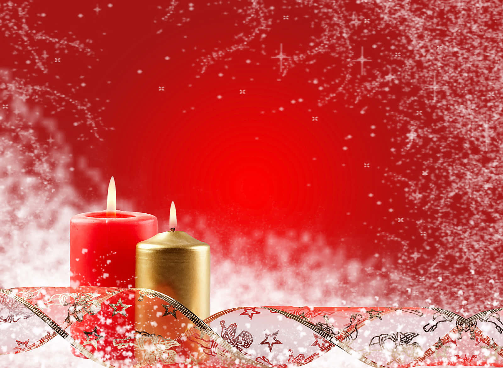 Enjoy The Festive Red Aesthetic This Christmas Wallpaper