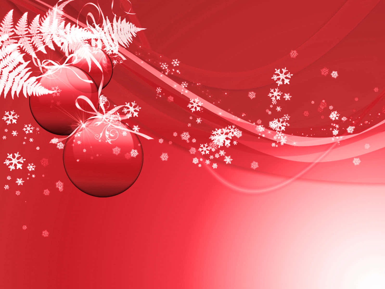 Enjoy a Festive Red Aesthetic Christmas Wallpaper