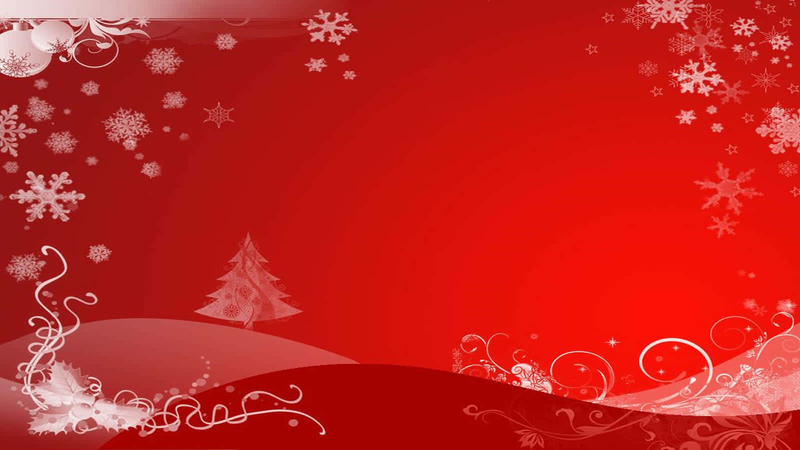 Get into the Christmas Spirit with this Stunning Red Aesthetic! Wallpaper