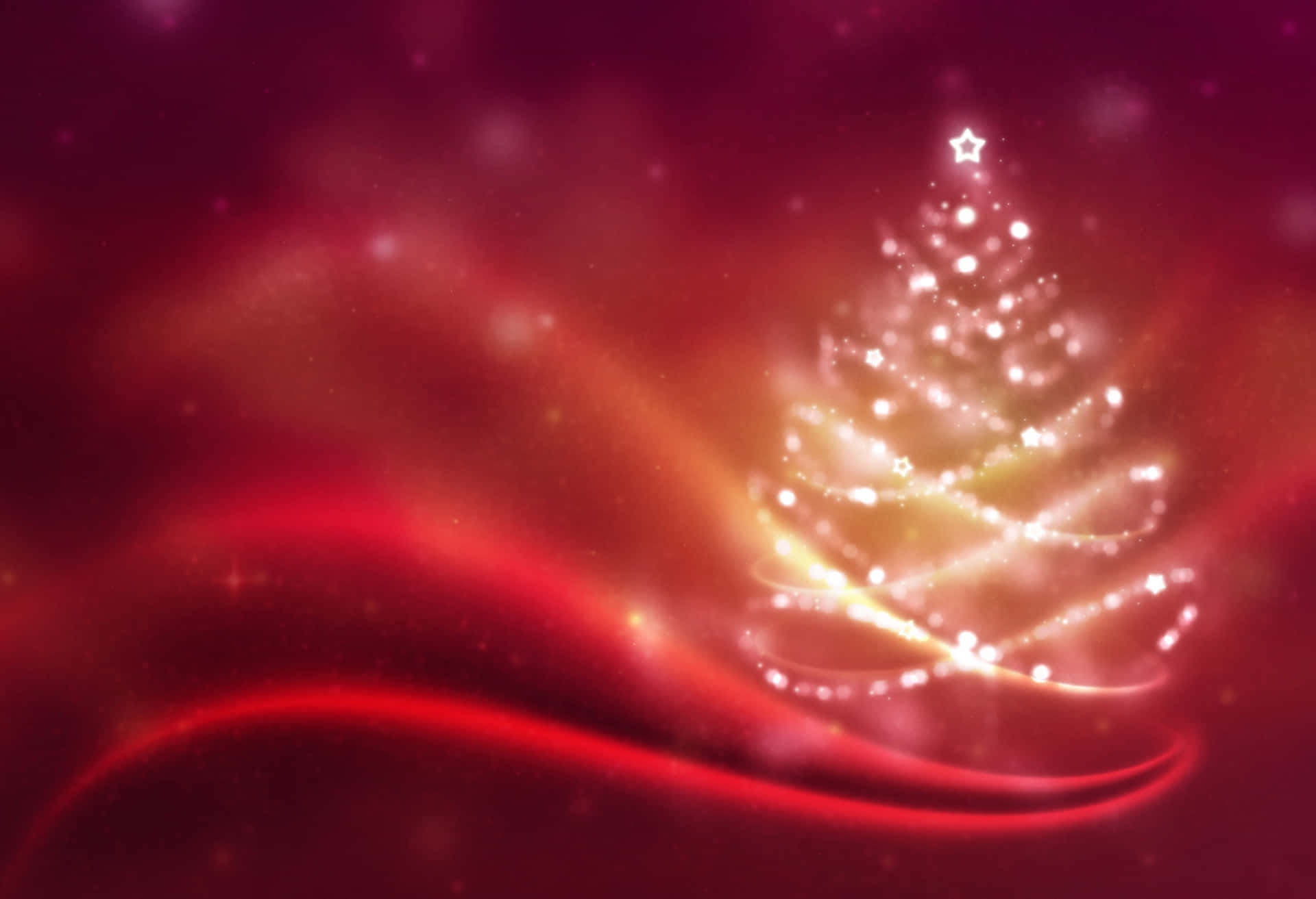 Disfrutade La Alegría De La Navidad A Través De La Estética Roja De La Temporada. Fondo de pantalla
