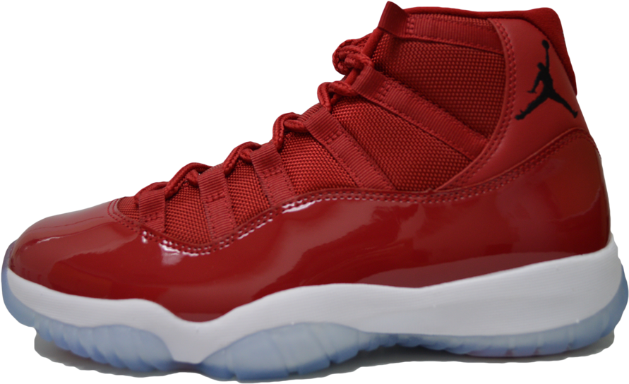 Red Air Jordan11 Sneaker.png PNG