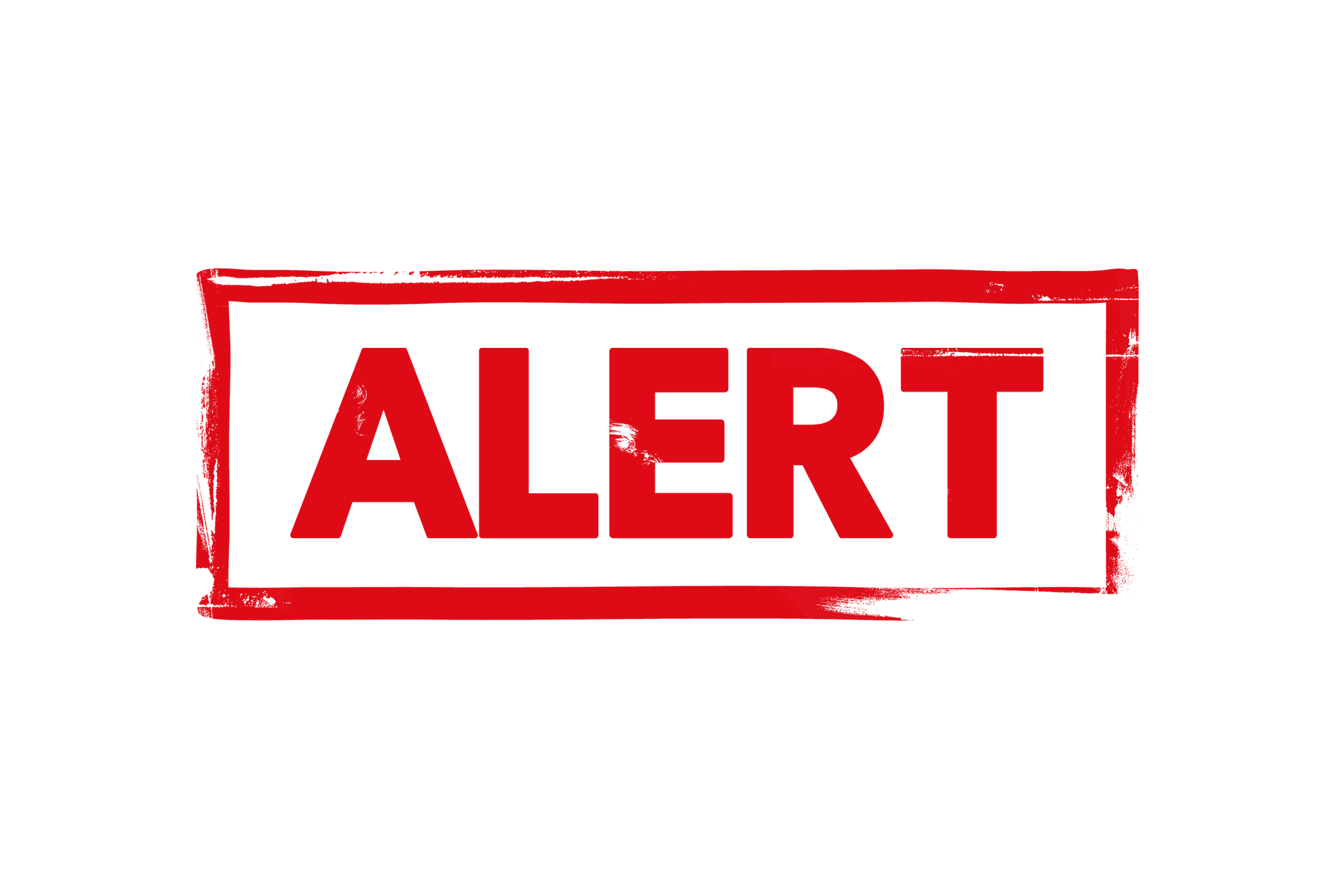 Red Alert Signon Grey Background PNG