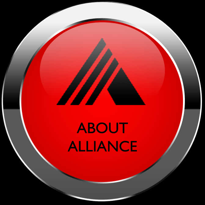 Red Alliance Button Graphic PNG