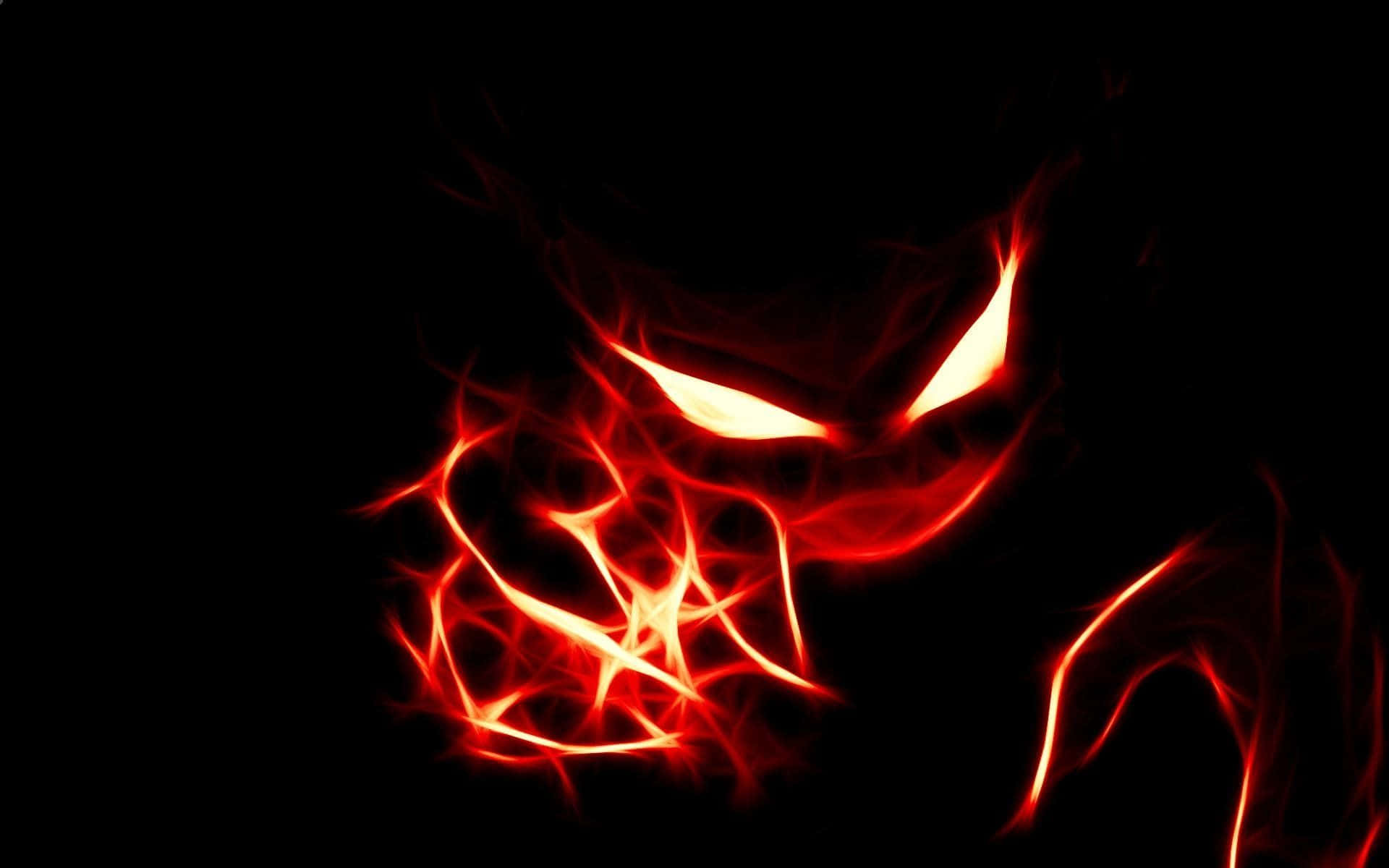 Red And Black Anime Blazing Eyes Wallpaper