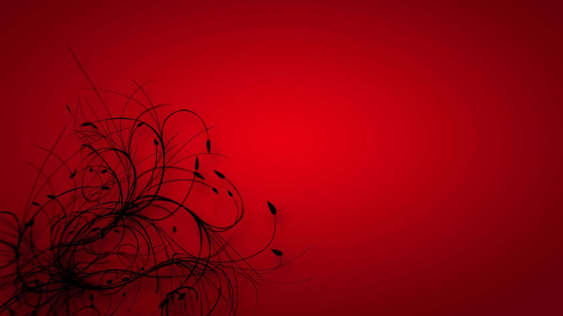 Abstract Red And Black Background With Vignette Effect
