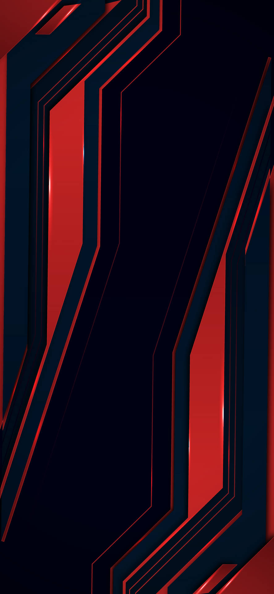 "Red and Black Iphone on Black Background" Wallpaper