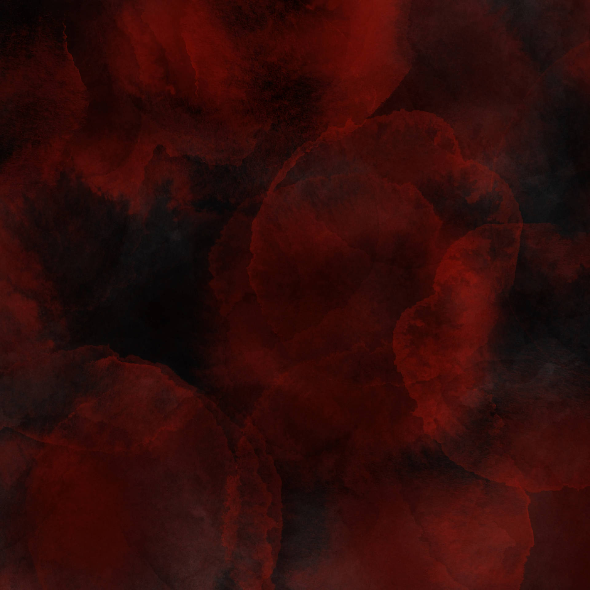Red and Black Water Color Art Wallpaper