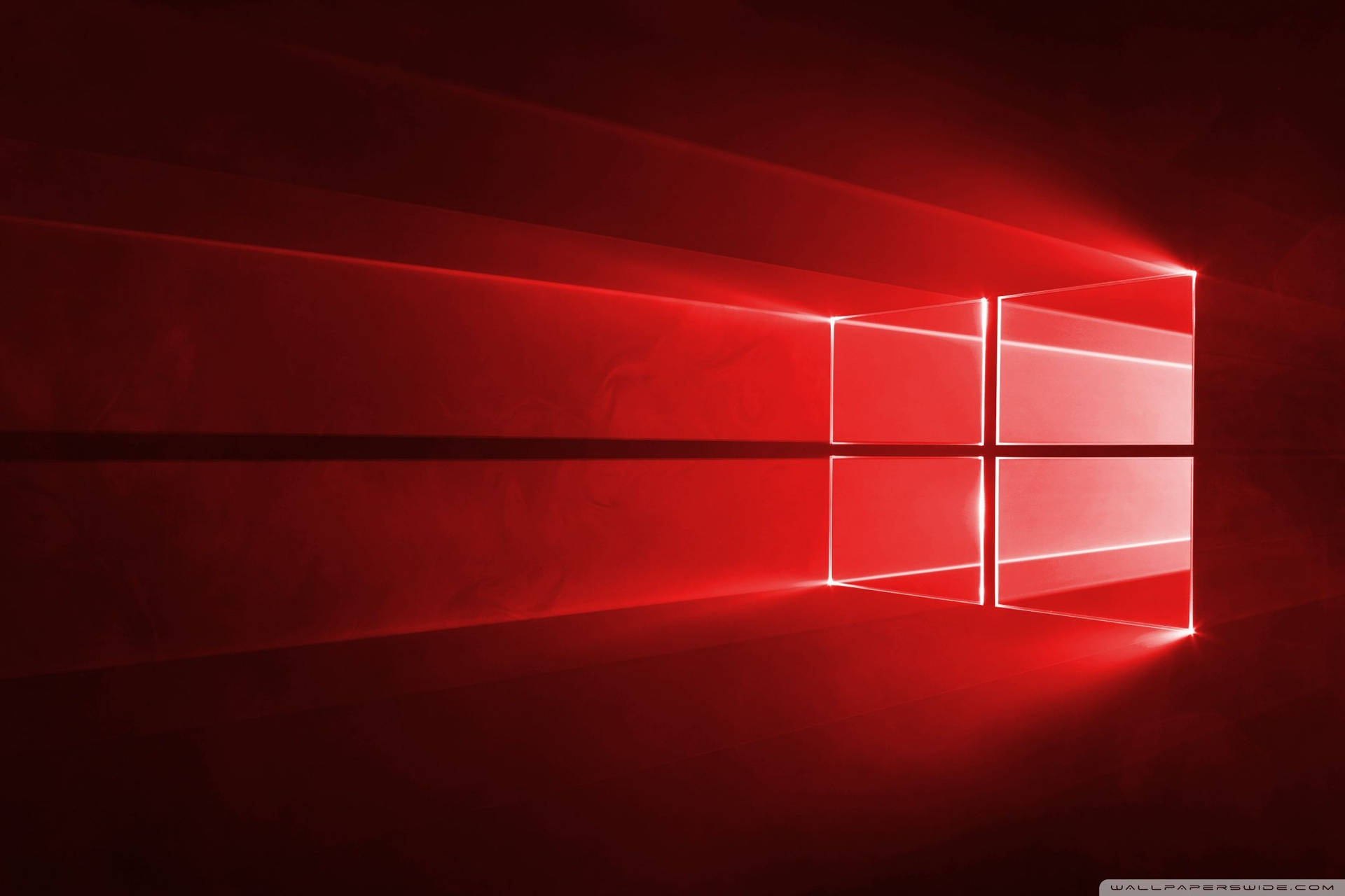 Red And Black Windows Logo Wallpaper