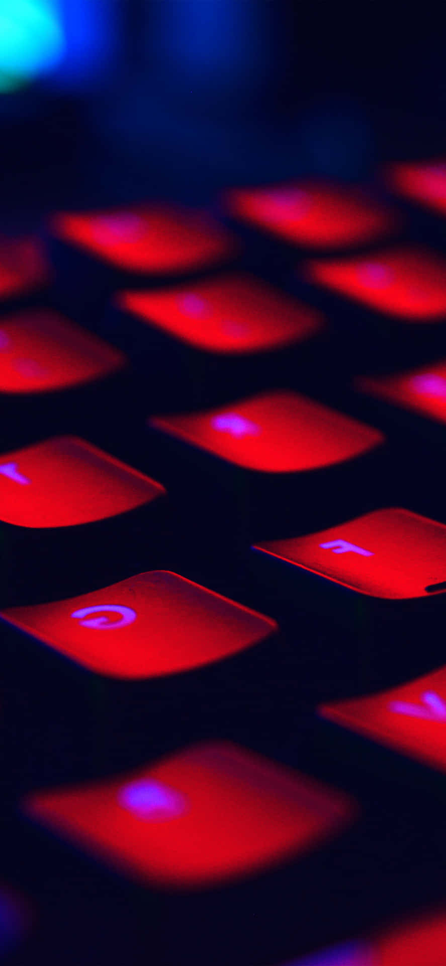 A Red Keyboard Wallpaper