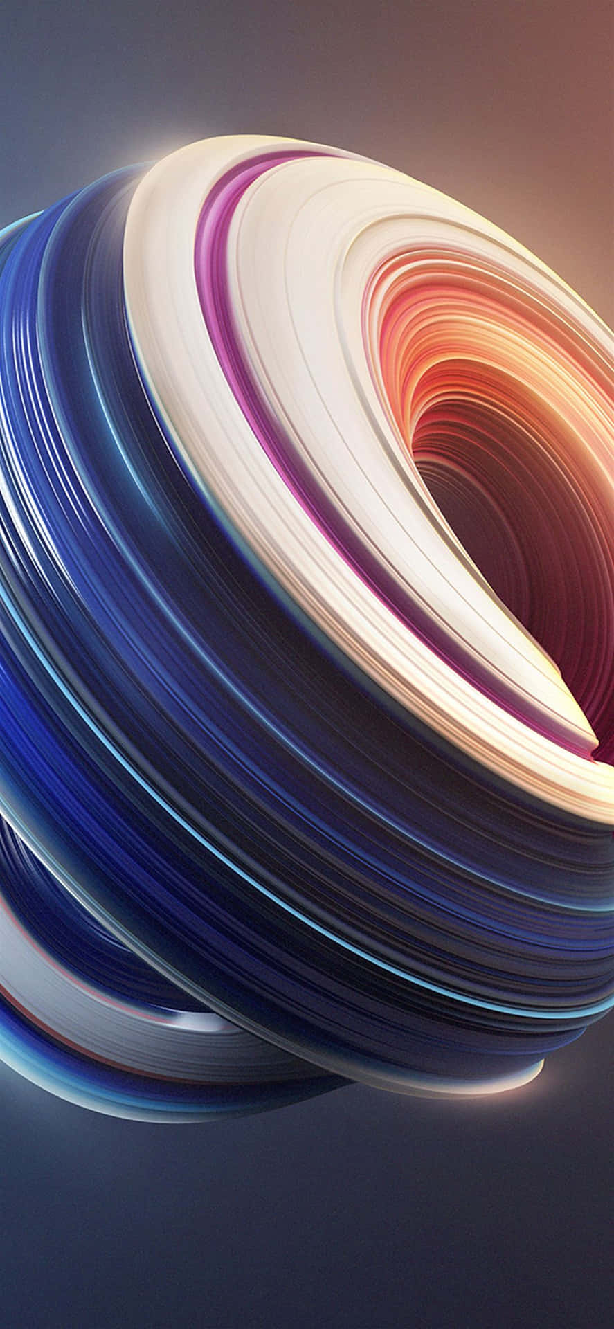 Red And Blue Spiral For Iphone Wallpaper