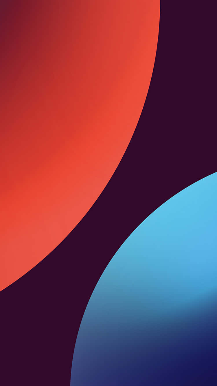Möchtensie Die Perfekte Kombination Von Knalligen Farben? Probieren Sie Das Rote Und Blaue Iphone! Wallpaper