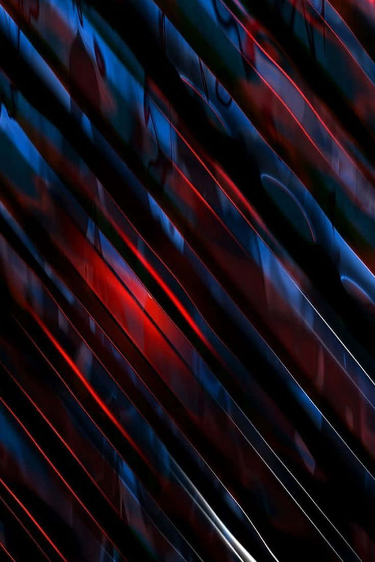 Red And Blue Abstract Lines Iphone Wallpaper