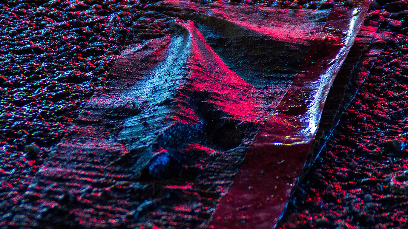 Red And Blue Reflection On Cardboard Wallpaper