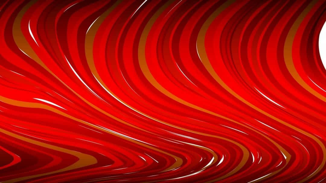 A Red Abstract Background With A Wave Pattern Wallpaper