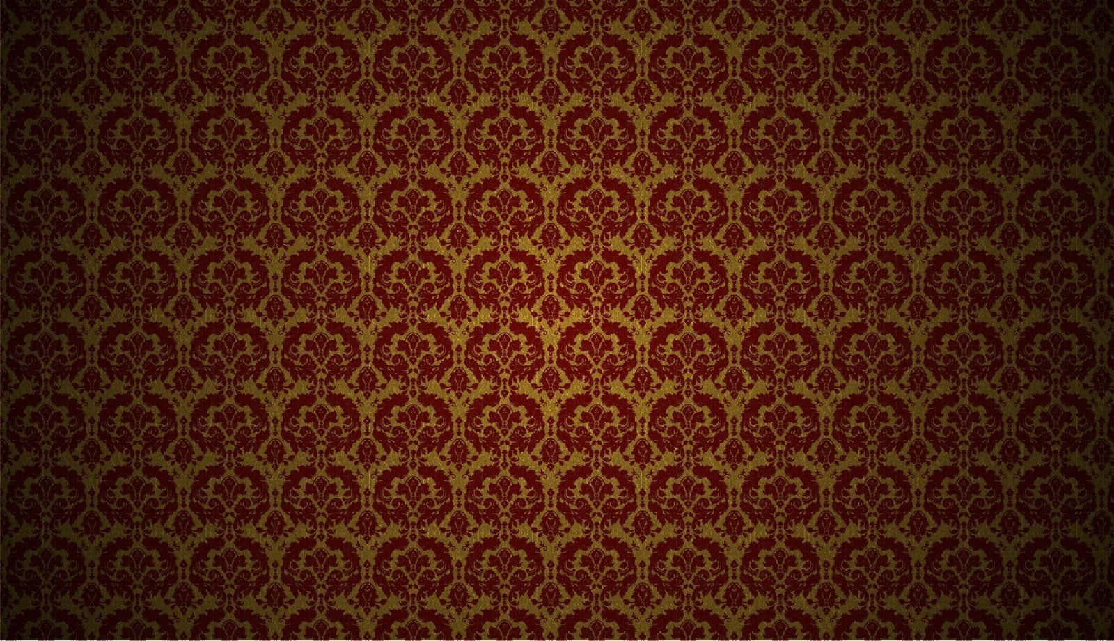 Illuminated Red and Gold Wallpaper