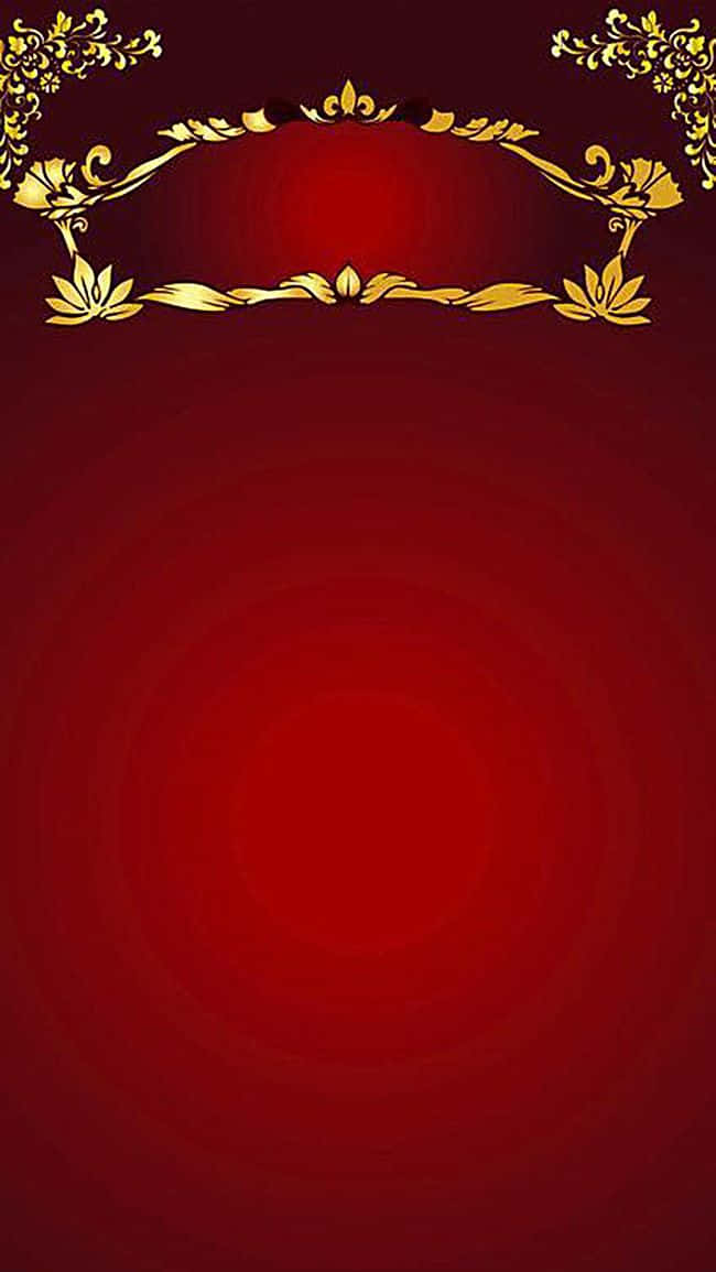 Majestic Red and Gold Background