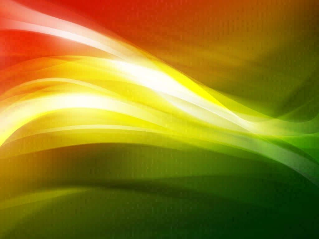 Abstract Glowing Red And Green Background