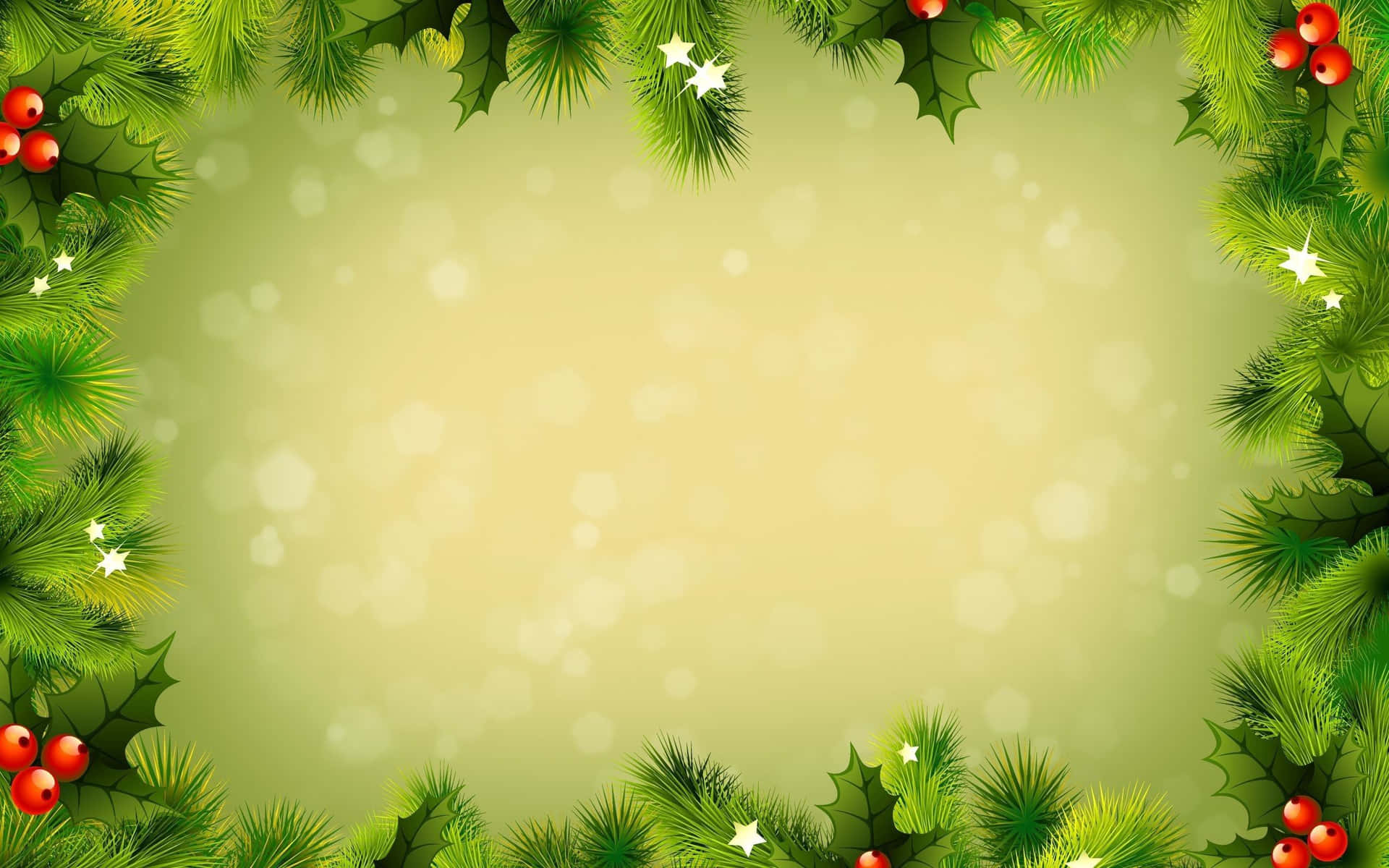 Diefreude Von Weihnachten Einfangen Mit Rot Und Grün Wallpaper