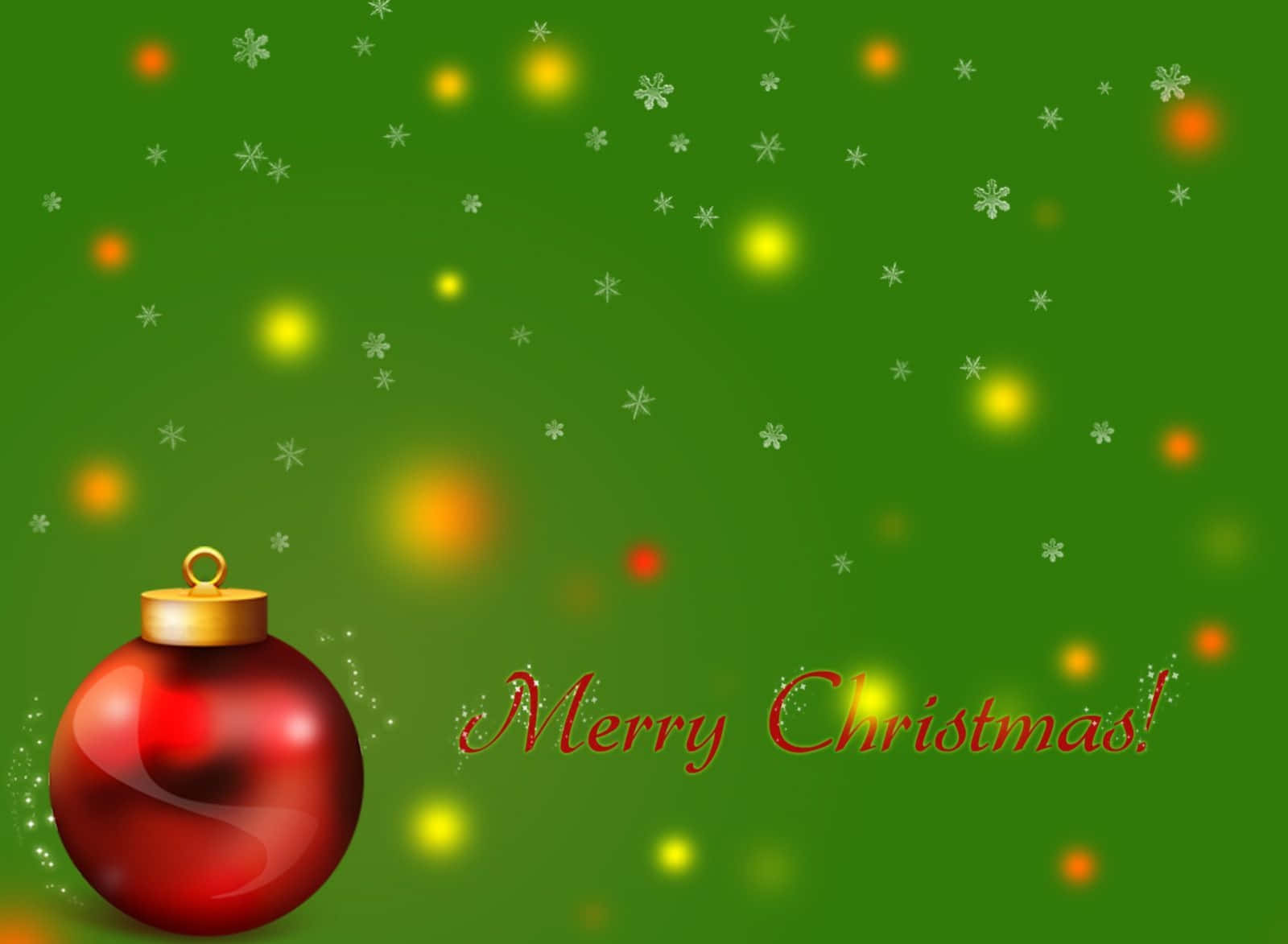 Red And Green Christmas Background Wallpaper