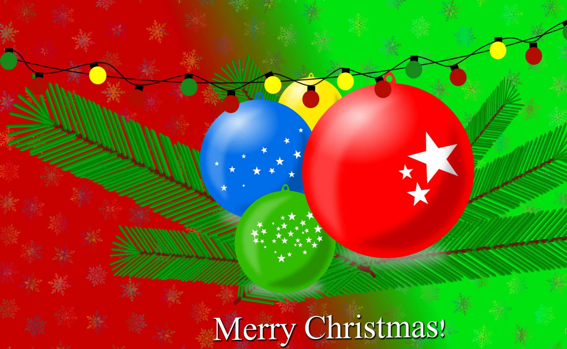 Unapantalla Decorativa Festiva De Navidad Con Colores Brillantes Rojo Y Verde. Fondo de pantalla