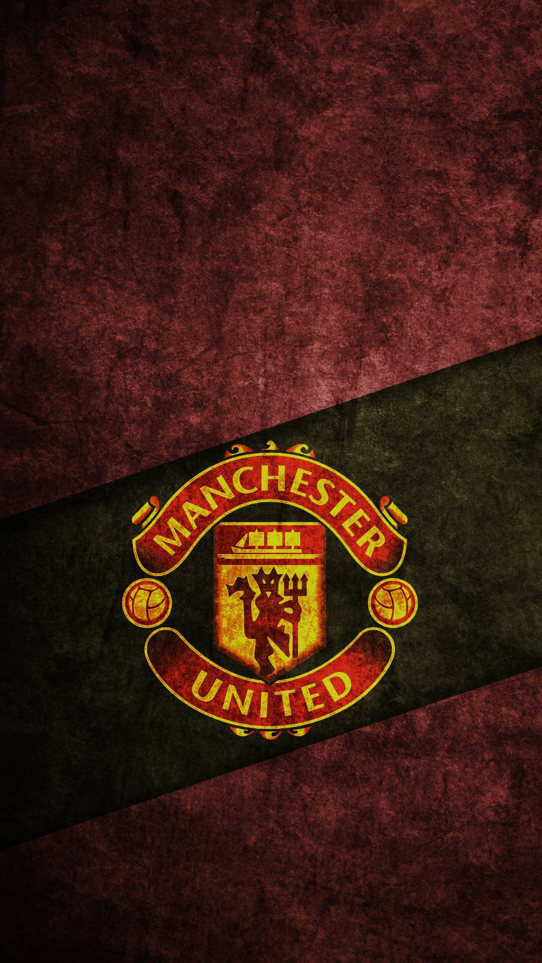 Red And Green Manchester United Mobile Wallpaper