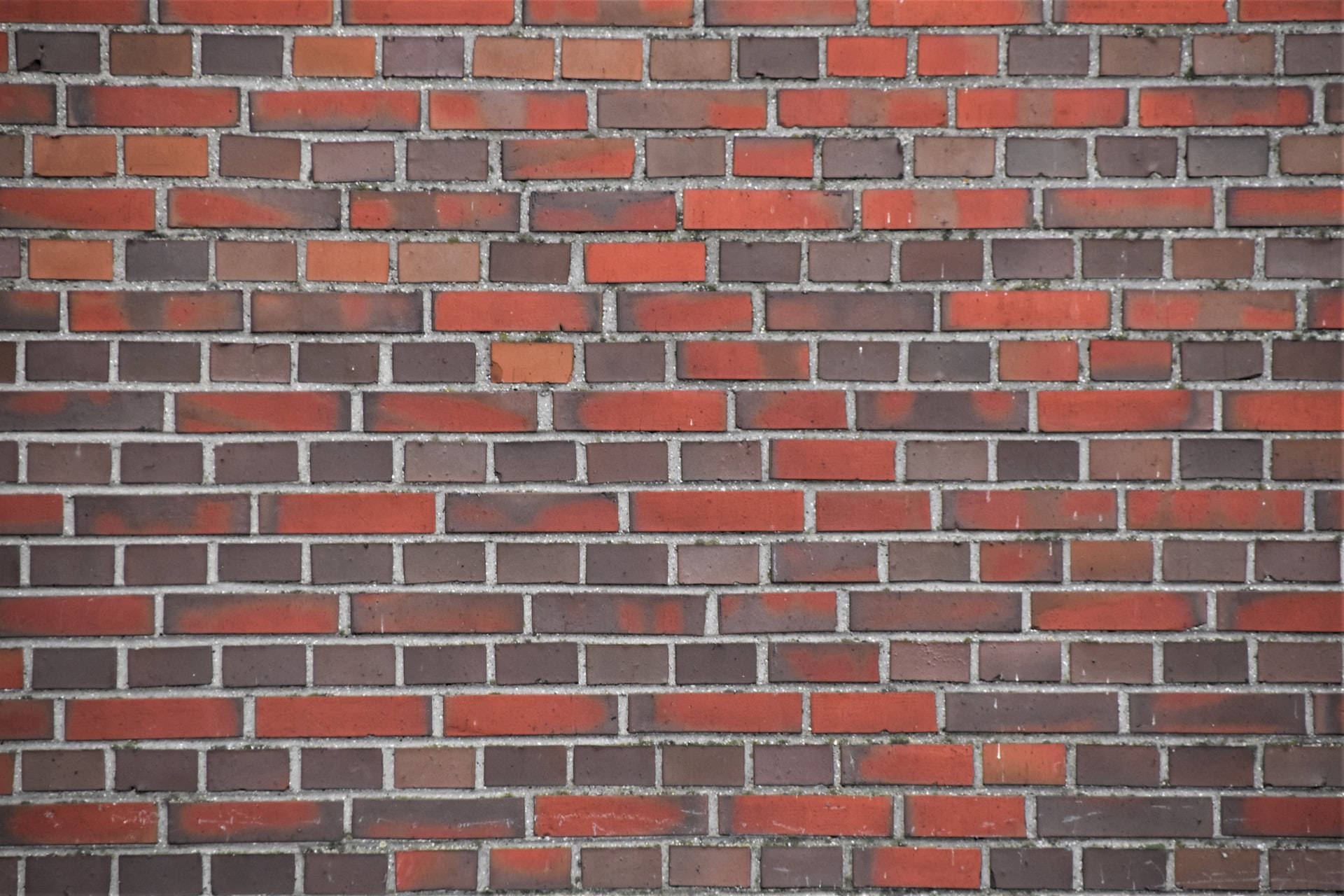 Red And Grey Brick Wall Wallpaper