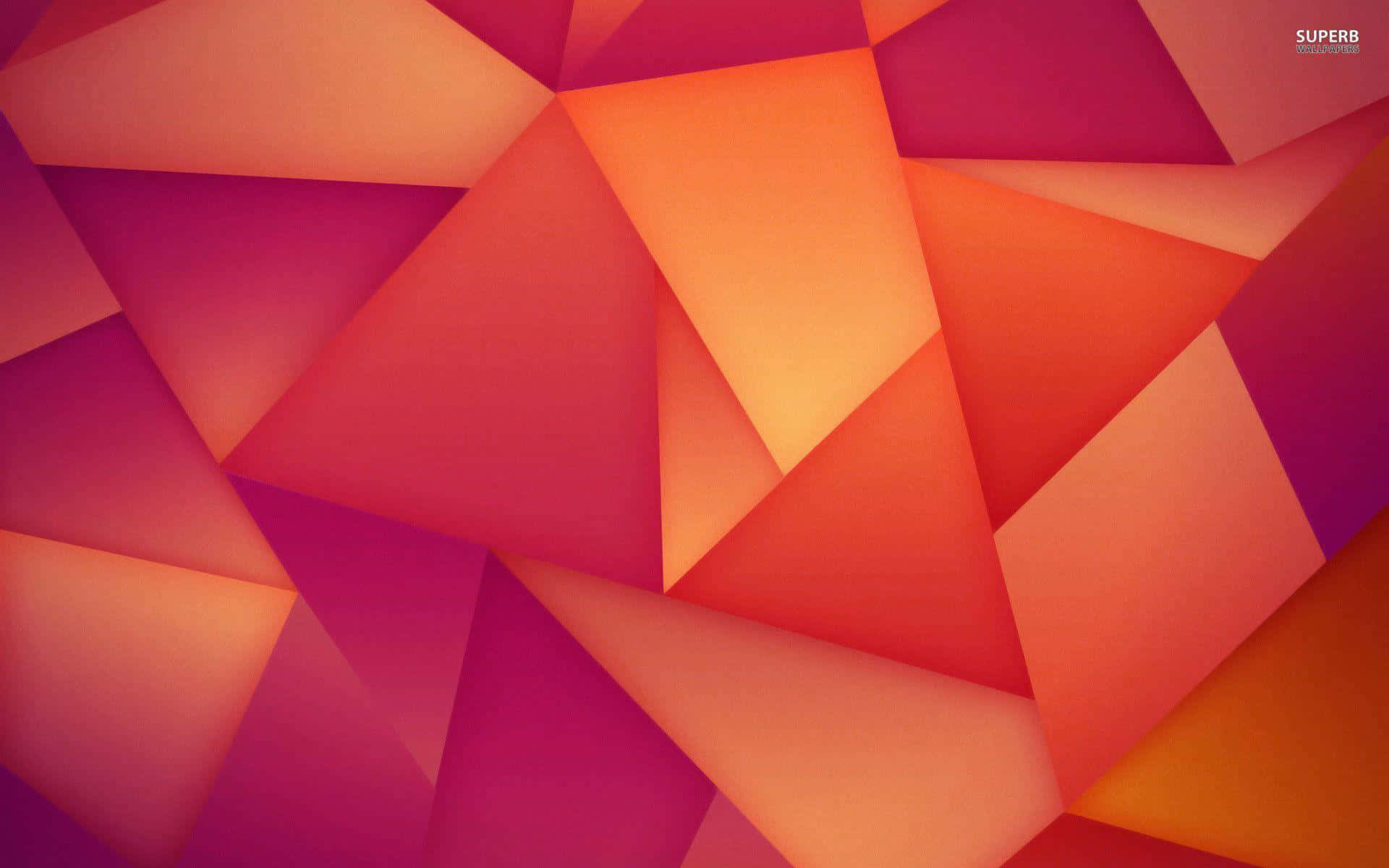 Vibrante røde og oransje nuancer sammensætning sammen Wallpaper
