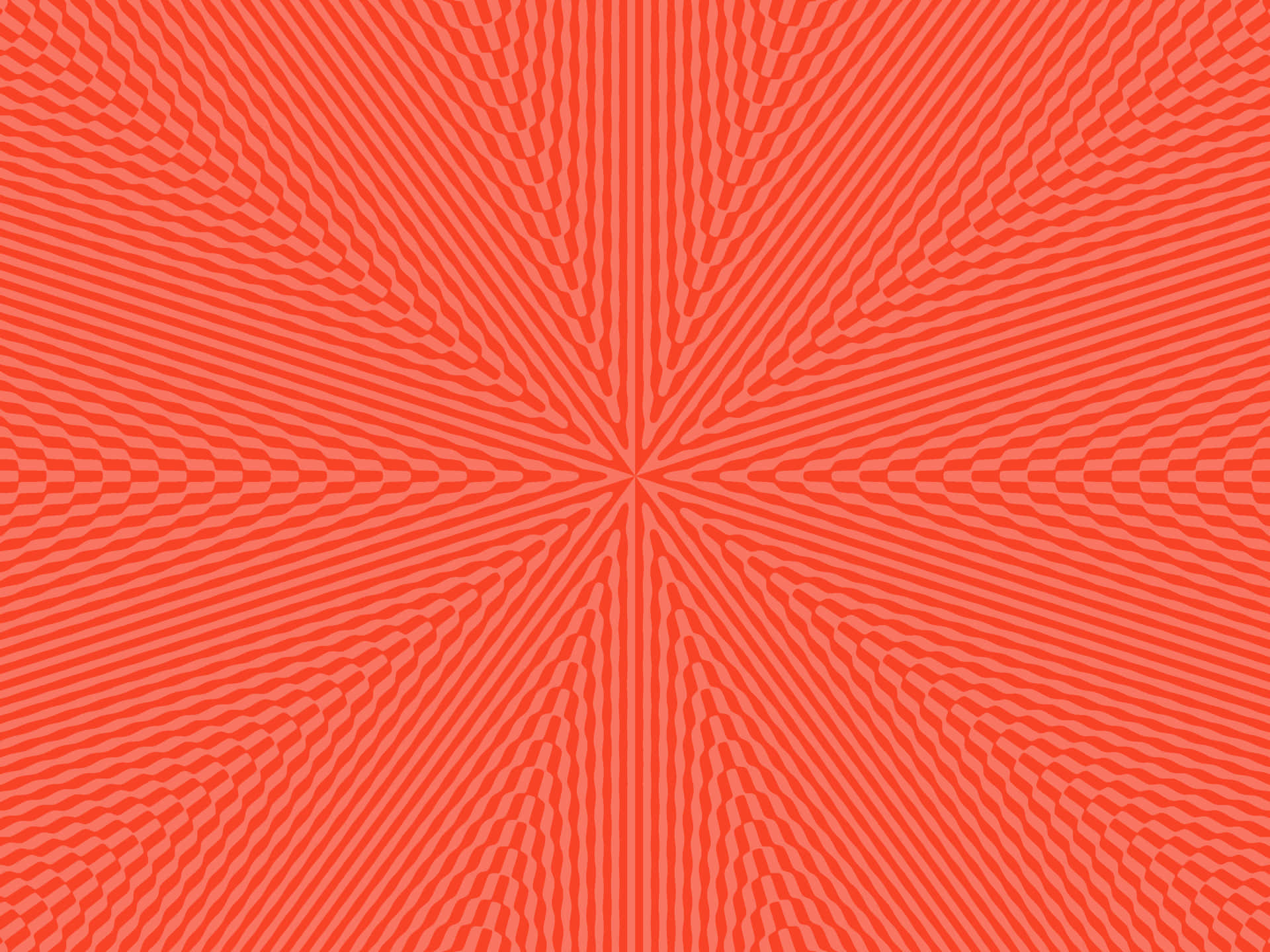 Lyserød og orange farve bryder gennem et hvidt baggrund. Wallpaper