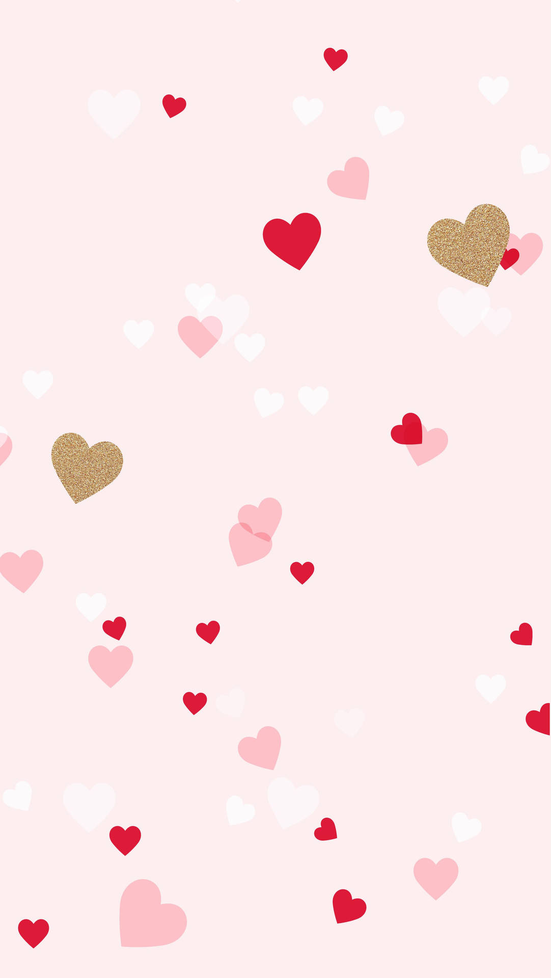 Download Red And Pink Heart For Girl Phone Background Wallpaper | Wallpapers .com