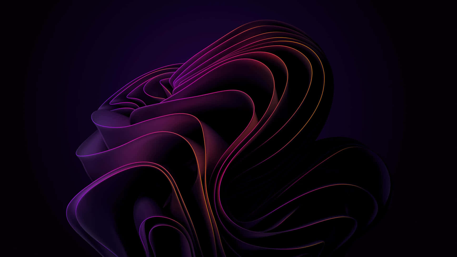 Abstract Wavy Line Red And Purple Background