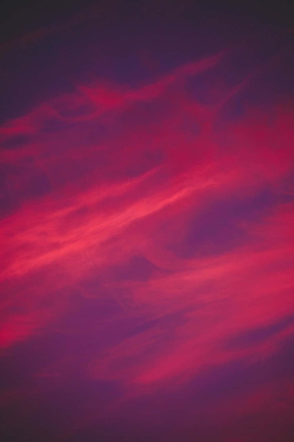 Sky & Cloud In Red And Purple Background