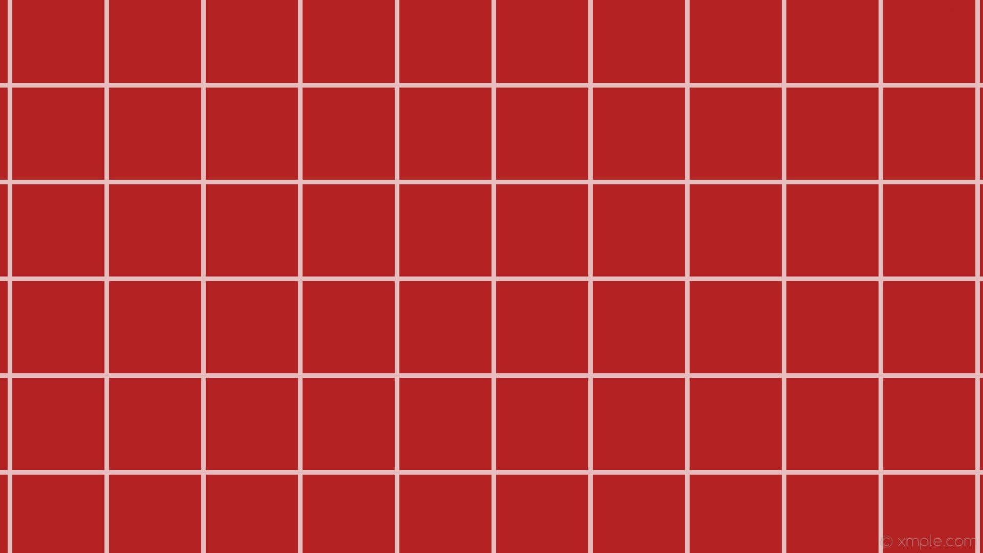 Rotekachelige Tapete Mit Weißen Quadraten Wallpaper