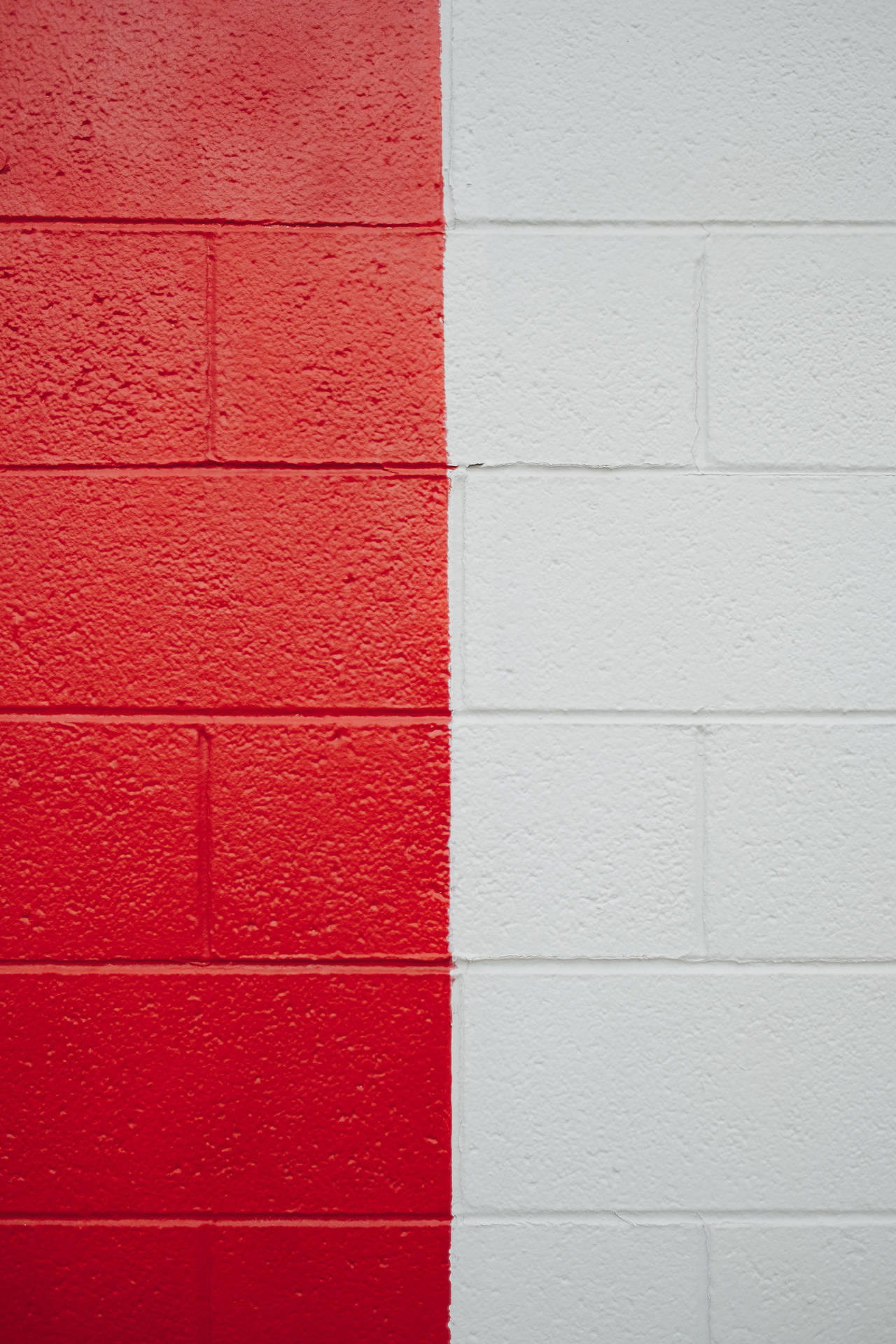 Rød og hvid mursten Wallpaper