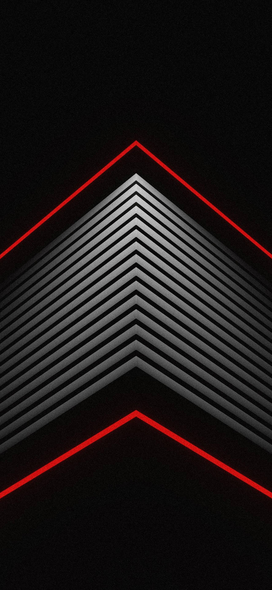 Røde og hvide mønstre iPhone 2021 Tapet Wallpaper
