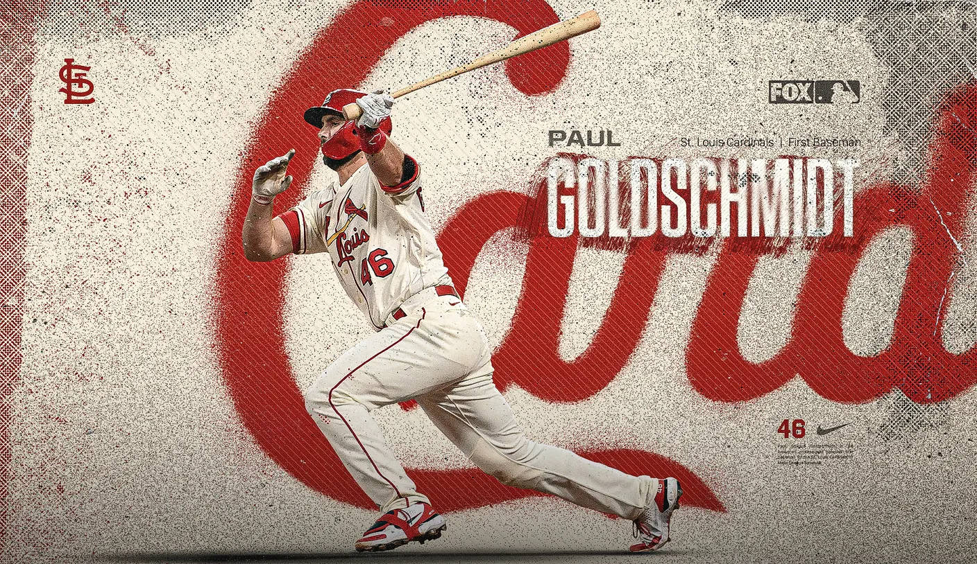 Download Paul Goldschmidt in action during the game Wallpaper
