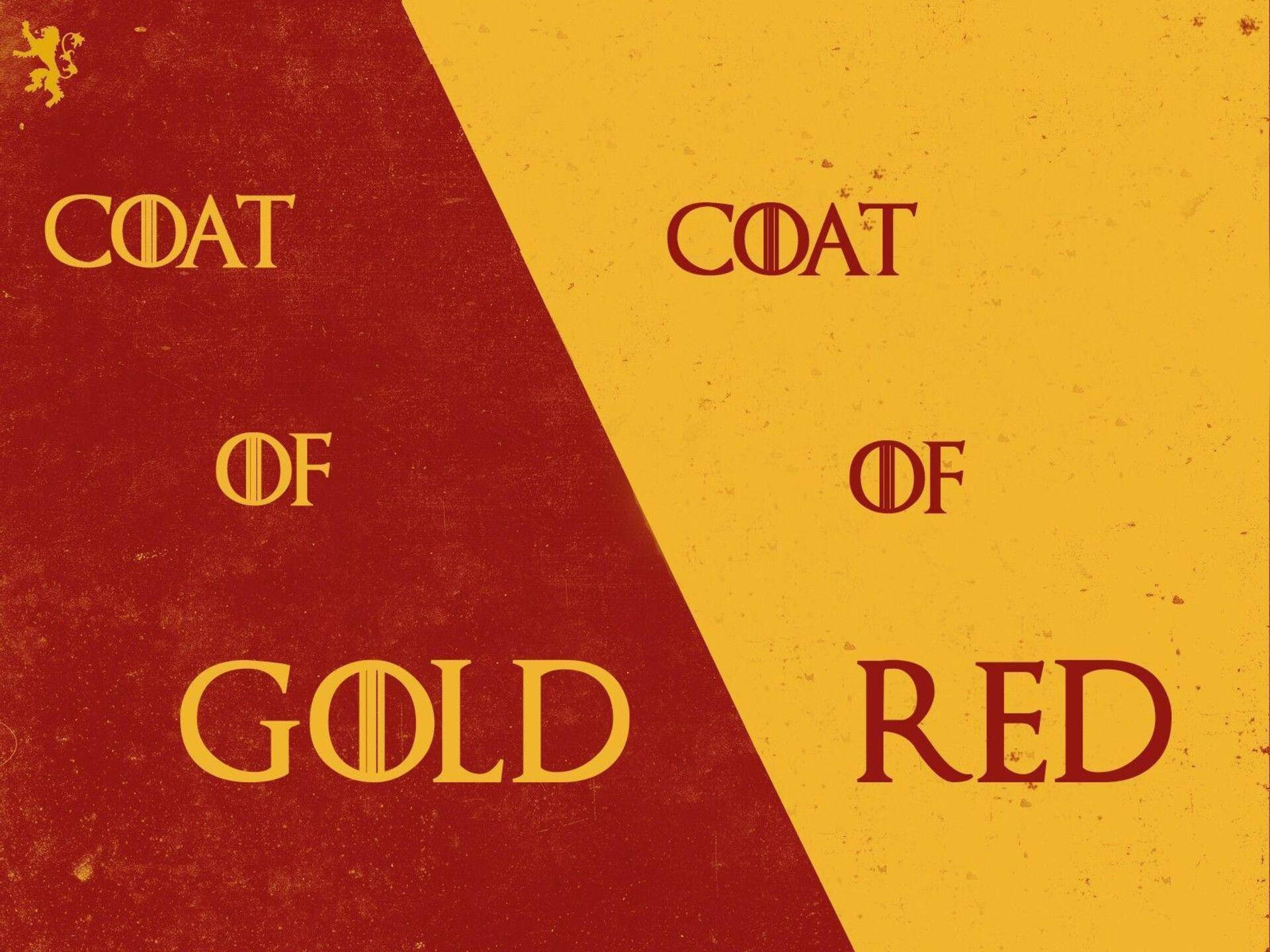 Red And Yellow House Lannister Wallpaper